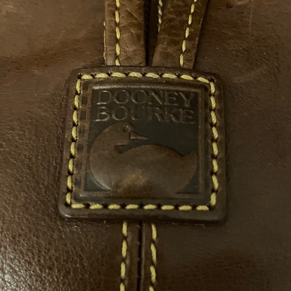 Dooney & Bourke Brown Leather Crossbody Bag - Picture 2 of 8